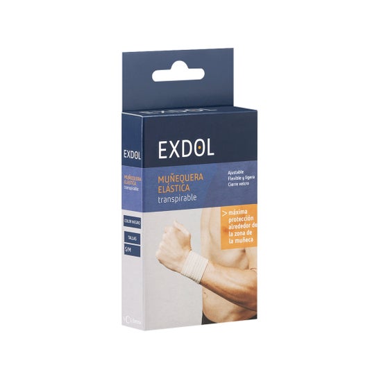 Exdol Nosa Elastic Breathable Bracelet beige T-S/M 1ud