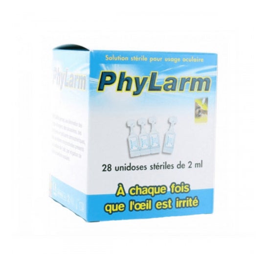 Phylarm Pack Solution Oculaire Irrigation 0,9% 28x2ml