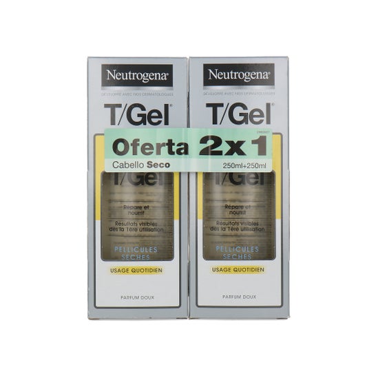 Neutrogena T/Gel Shampooing CSeco 2X250ml