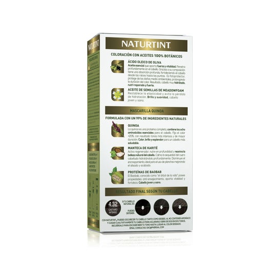 Teinture Naturtint 4.32 Brun Intense