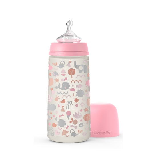 Suavinex Biberon Classic Tétine anatomique en silicone T2L 360ml