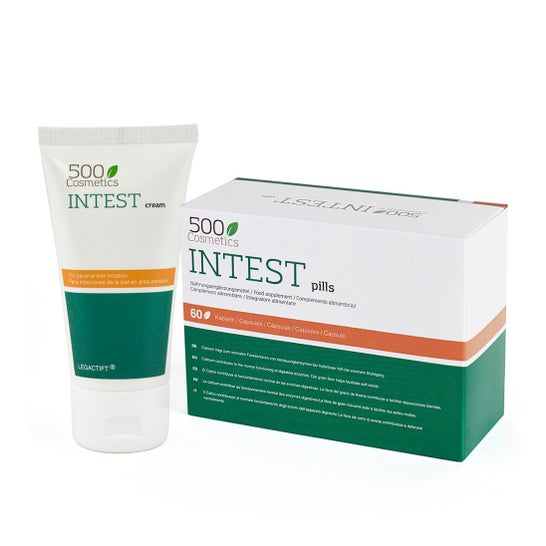 500Cosmetics Packs Intest Para Hemorroides 60Caps+Crema 100ml