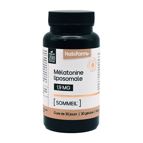 Nat&Form Mélatonine Liposomale 1.9mg 30caps