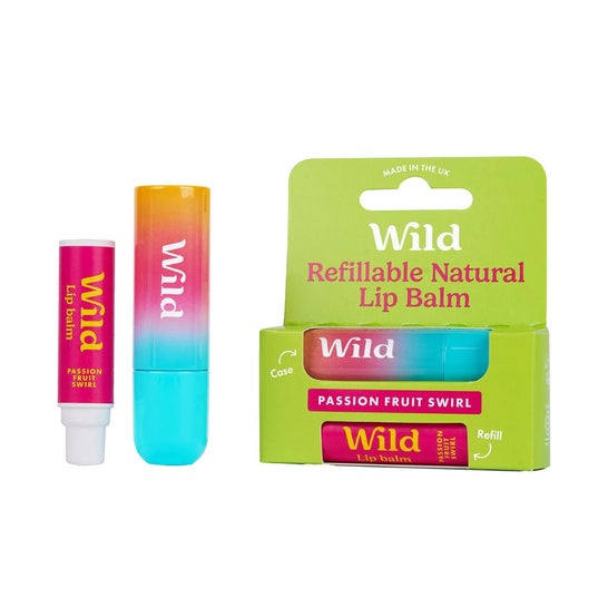 Wild Baume à Lèvres Naturel Boîtier + Recharge Fruit de la Passion 4,5g