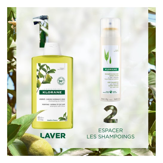 Klorane Shampooing Légèreté Au Cédrat 400ml
