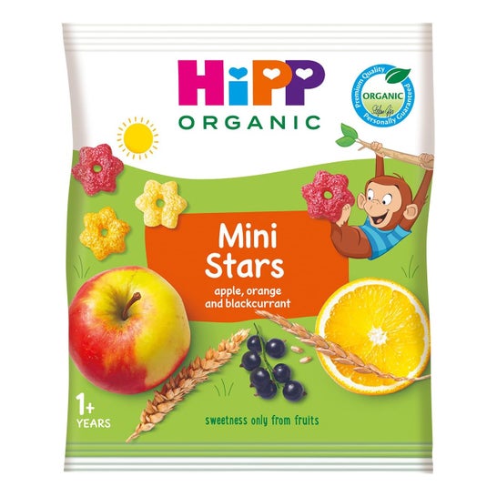 Hipp Bio Petites Étoiles aux Fruits Snack 30 g