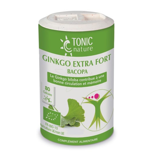 Tonic Nature Ginkgo Extra Fort Bacopa 80 Gélules