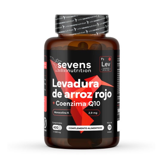 Sevens Nutrition Levure de Riz Rouge 2,9mg Coenzyme Q10 400comp