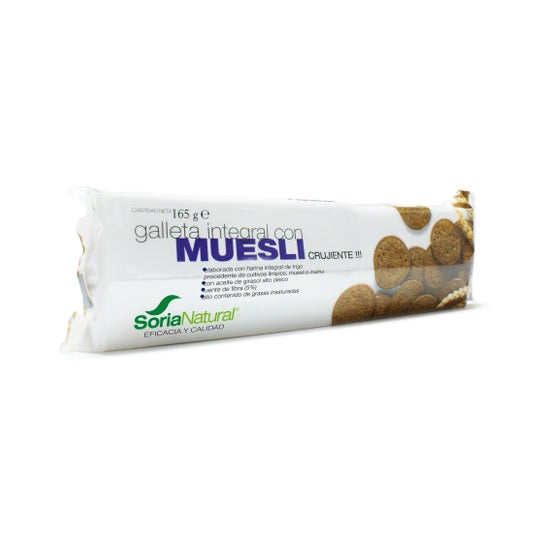 Soria Natural Biscuit de blé entier au Muesli 165g