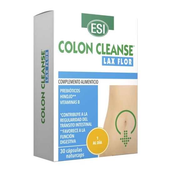 ESI Colon Cleanse Lax Flor 30 Gélules