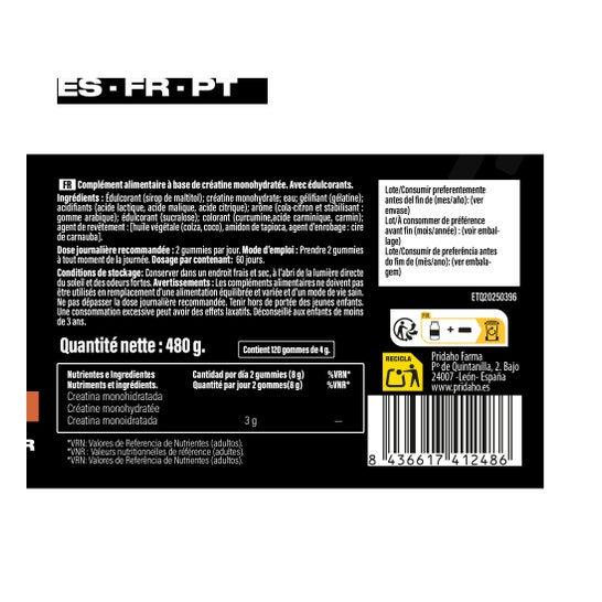 Sanon Sport Créatine 120 gommes
