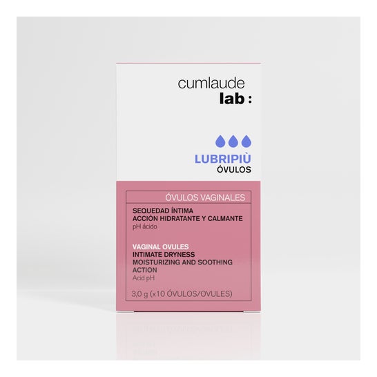Cumlaude Lab Lubripiù Sécheresse Intime Ovules Vaginaux 10uts