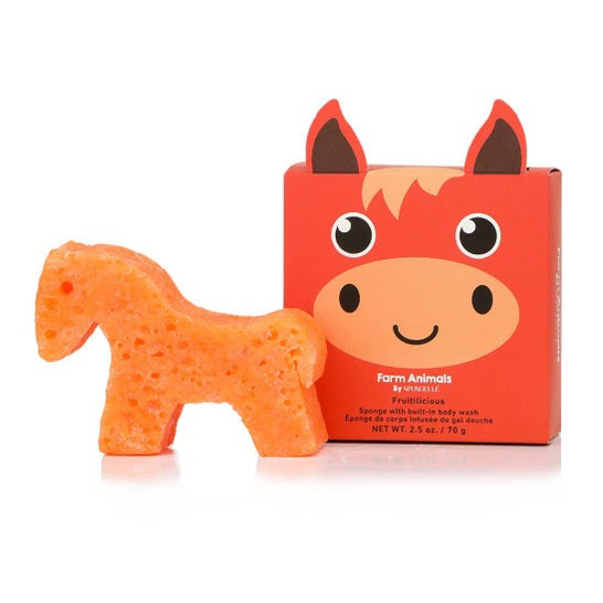 Spongellé Henry Horse Farm Animals Sponge 70 gr