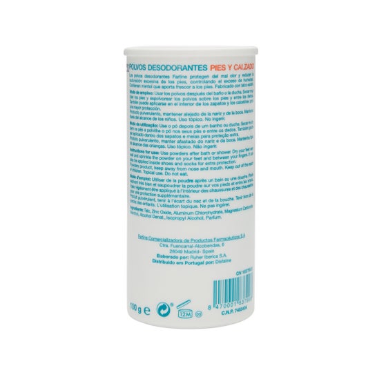 Farline Poudre désodorisante pour les pieds 100g