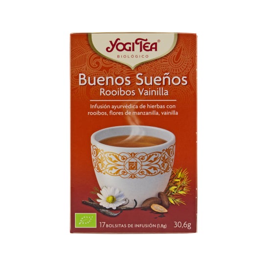 Thé Yogi Buenos Sueños rooibos vanille 17 sachets