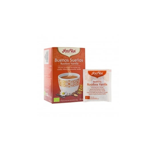Thé Yogi Buenos Sueños rooibos vanille 17 sachets