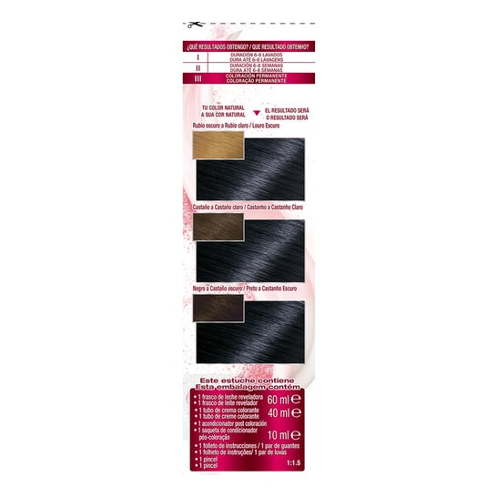 Garnier Color Sensation N°2.10 Bleu Noir 4pcs