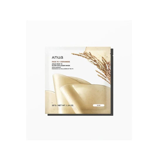 Anua Rice 70 Glow Masque au Collagène 38 g