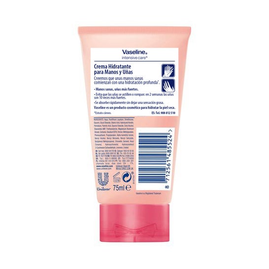 Vaseline Lotion Mains et Ongles Intensive Care 75ml