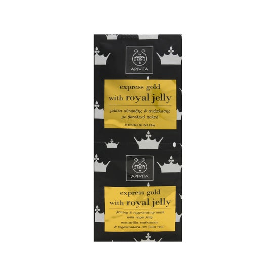 Apivita Express Gold Gelée Royale Masque Raffermissant 2udsX8ml