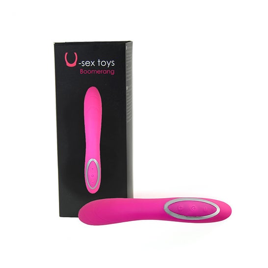 U-Body Boomerang Vibrating Vibrator avec stimulation vaginale