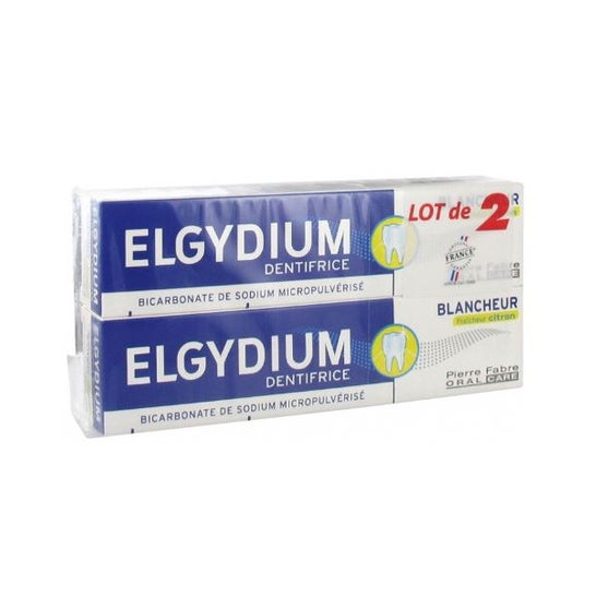 Elgydium Blancheur Citron Lot de 2 Dentifrices
