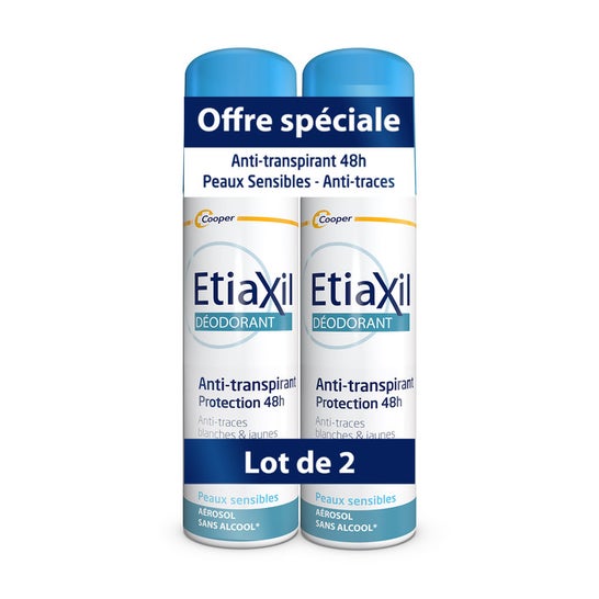 Etiaxil Déodorant Anti-Transpirant Protection 48h 2x150ml