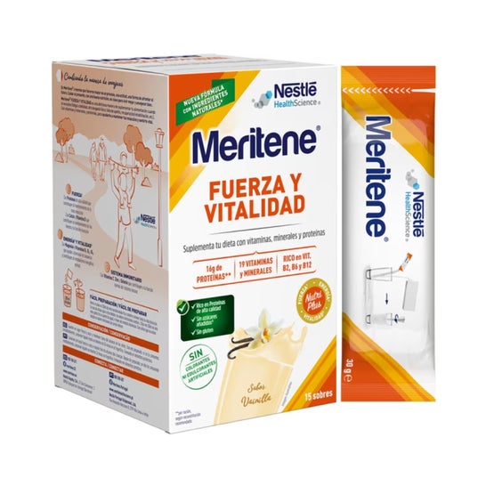 Meritene Force Et Vitalité Saveur Vanille 15 Sachets