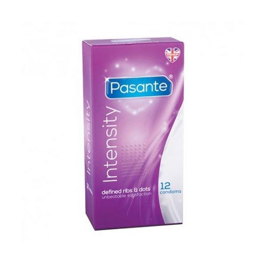 Paquet de préservatifs Pasante Texture définie par l'intensité 12 unités