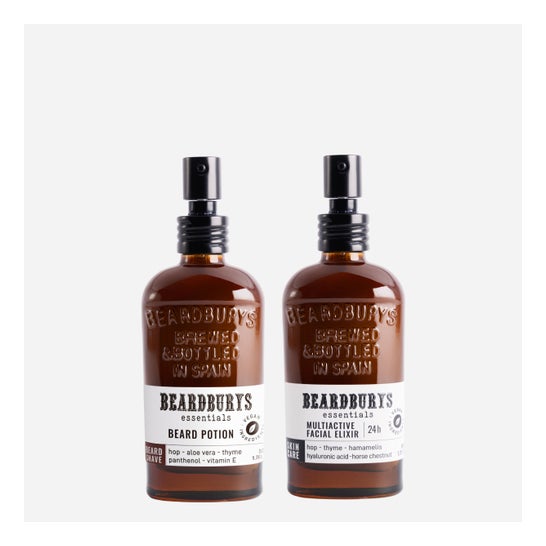 Beardburys Essentials Kit Express Soin Visage et Barbe 2 Pasos