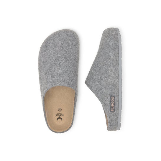 Suecos Chaussons Femme Gris Taille 38 1 Paire