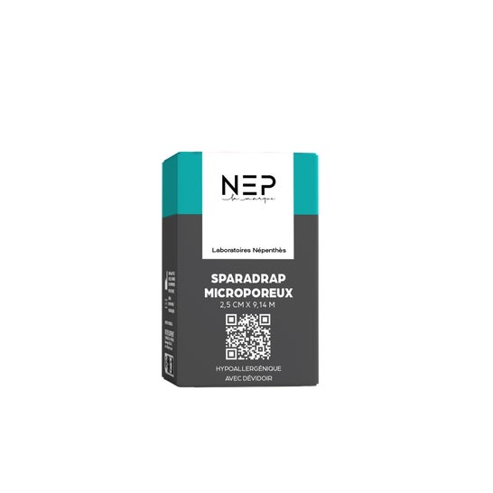 Nep Sparadrap Microporeux 2,5cmx9,14m 1ut