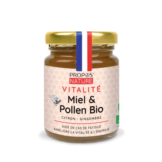 Propos' Nature Melange Vitalité Miel & Pollen Bio 125g