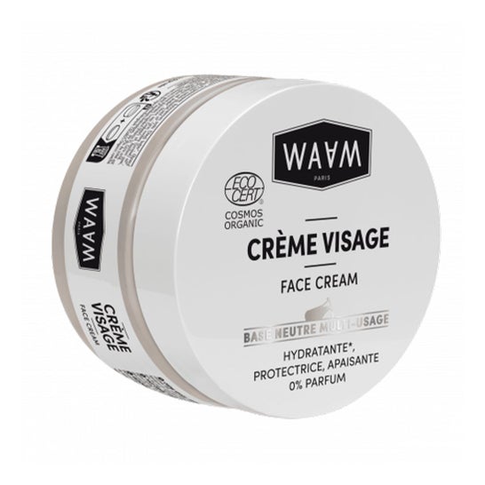 Waam Base Crème Visage Hydratante Bio 100ml