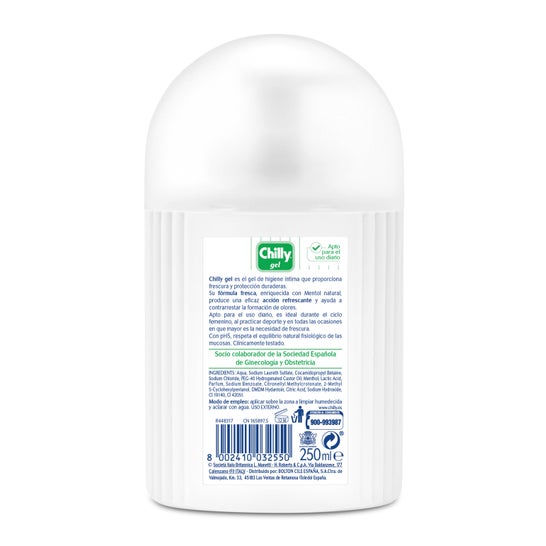 Chilly Gel Hygiène Intime Formule Fraîche 250ml