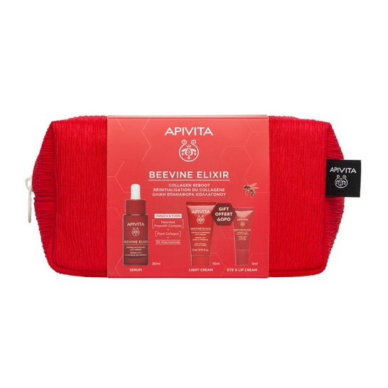 Apivita Pack Beevine Elixir Sérum 30ml + Crème de jour 15ml + Contour des yeux 5ml