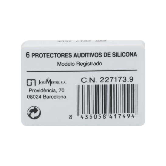 Joya Tapones Oidos Silicona 6 Joya Tapones