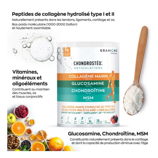 Granions Collagène Marin Chondrostéo+ 280g
