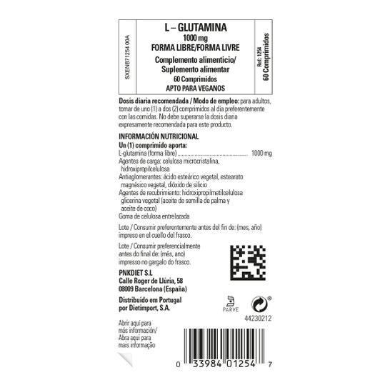 Solgar L-Glutamine 1000 mg 60 comprimés