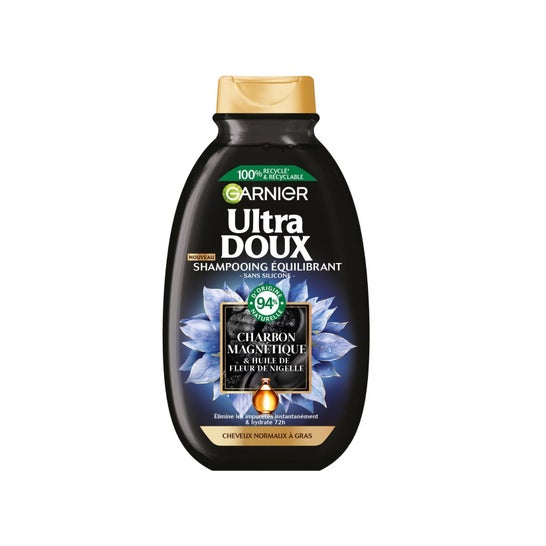 Garnier Ultra Suave Carvão Shampoo 600ml