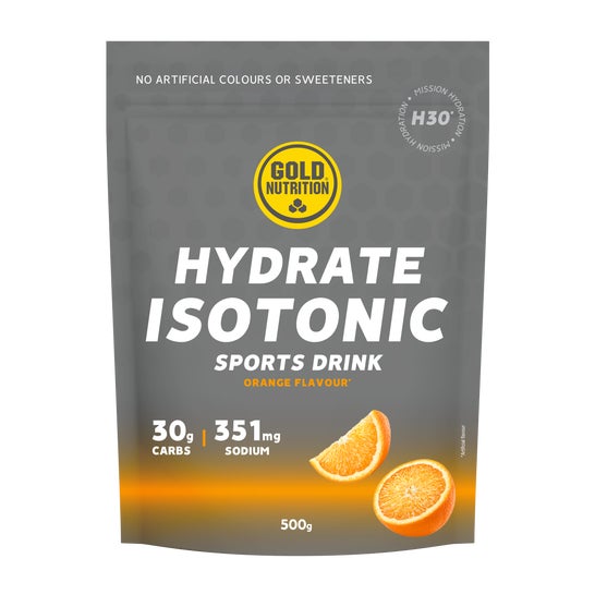 Gold Nutrition Hydrate Isotonic H30 Orange 500 g