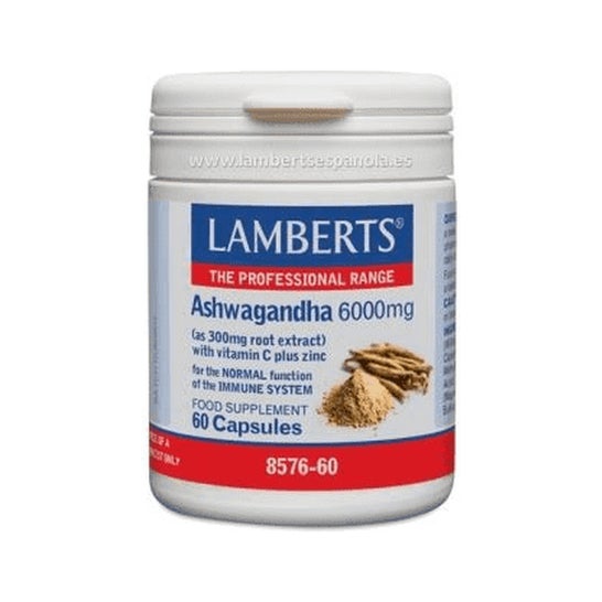 Lamberts Ashwagandha 6000 Mg 60 Caps