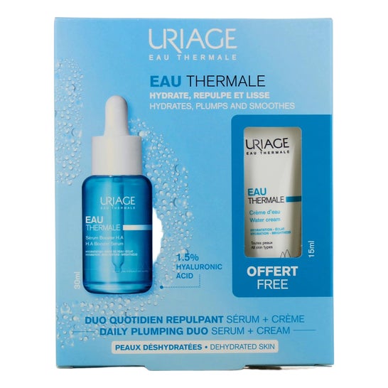 Uriage Pack Eau Thermale Sérum Booster H.A 30ml + Crème d' Eau 15ml