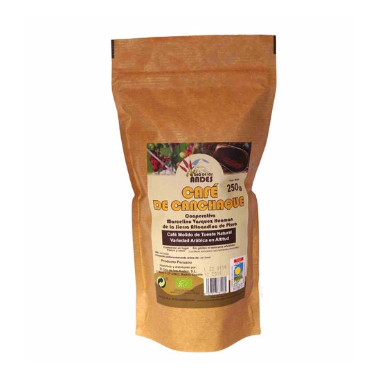 El Oro de los Andes Café Moulu Arabica Torréfié Naturel 250g