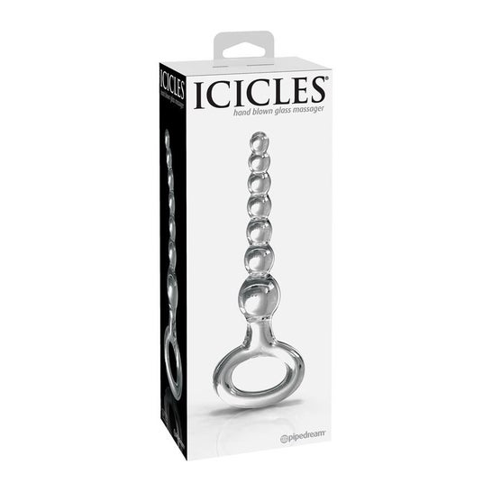 Icicles Number 67 Hand Blown Glass Massager 1ut