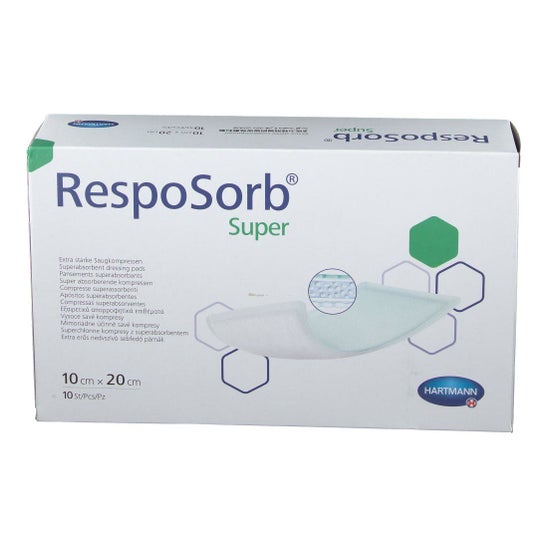 Resposorb Super Pansement Super Absorbant 10x20cm 10uts
