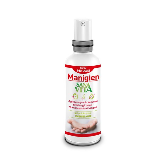 Sanavita Manigien Spray Gel Désinfectant Mains 25ml