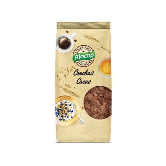 Biocop Conchas Crujientes de Cereales con Chocolate 250g