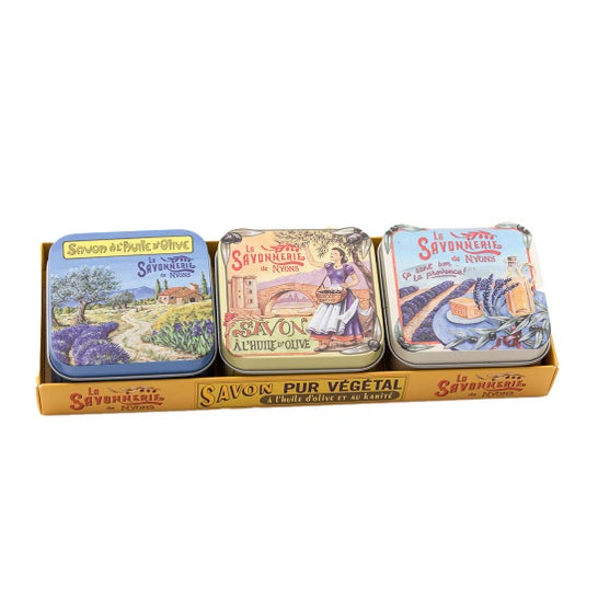 La Savonnerie de Nyons Savon Boîte Métal Provence 3x100g