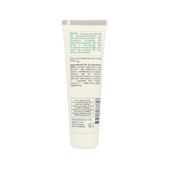 Urtekram Dentifrice Eucalyptus 75ml